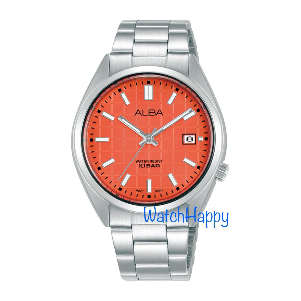 JAM TANGAN ANALOG ALBA AG8M39X1 / AG8M39 / AG8M39X ANALOG DISPLAY QUARTZ MOVEMENT SILVER STAINLESS S