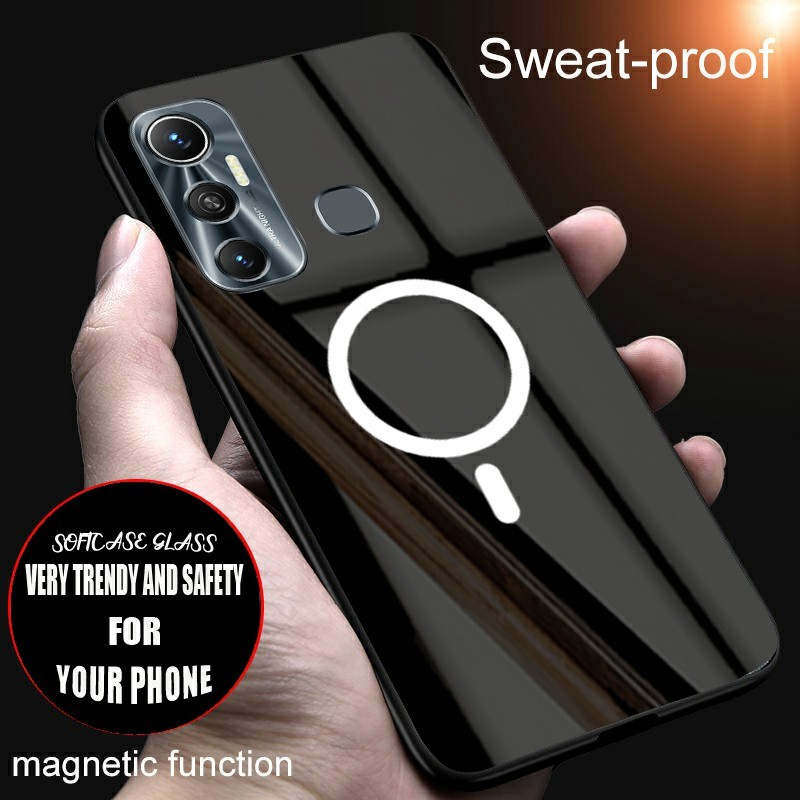 Softcase glass kaca terbaru GC31 For lnfinix Hot 11 Hot 11 Play Hot 12 hot 12 Play Hot 9 hot 9 Play 