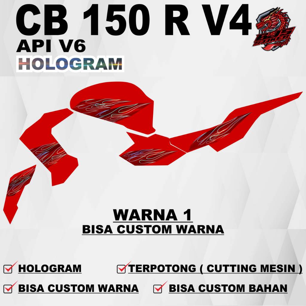 Stiker NEW CB 150 R V4 / Striping NEW CB 150 R V4 / Sticker Striping Decal Decal Hologram NEW CB 150
