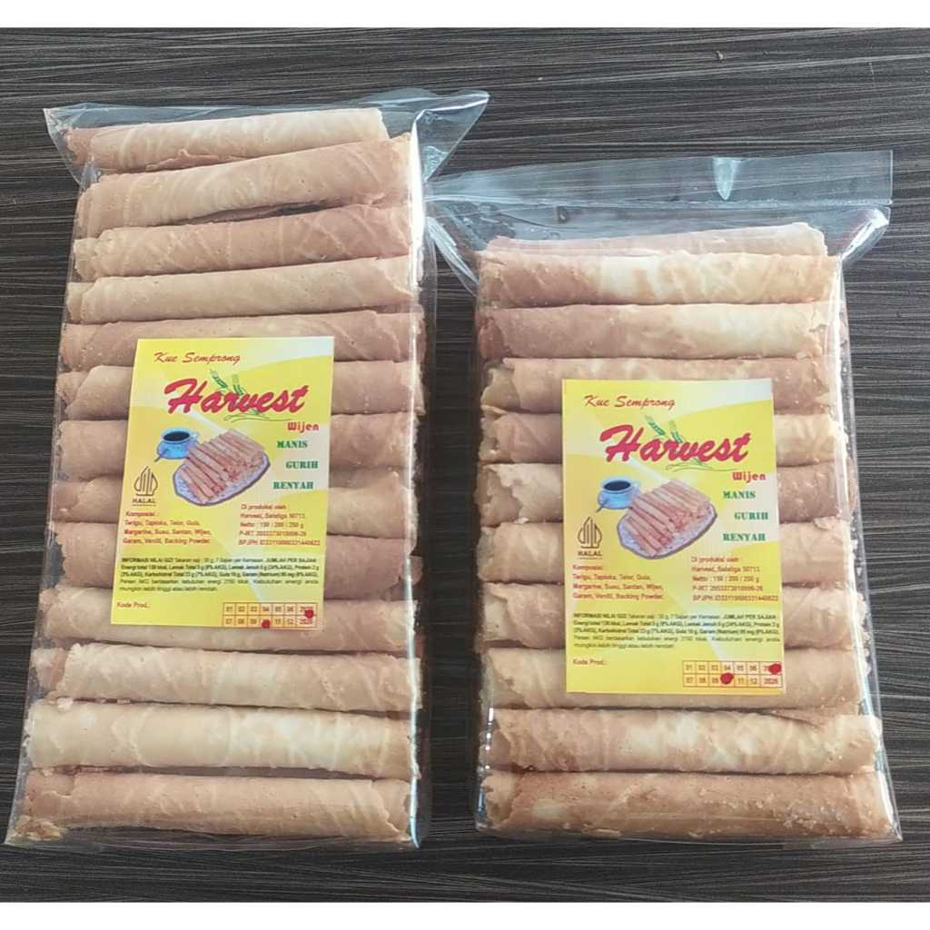 

Kue Semprong Harvest Reguler 250 Gr