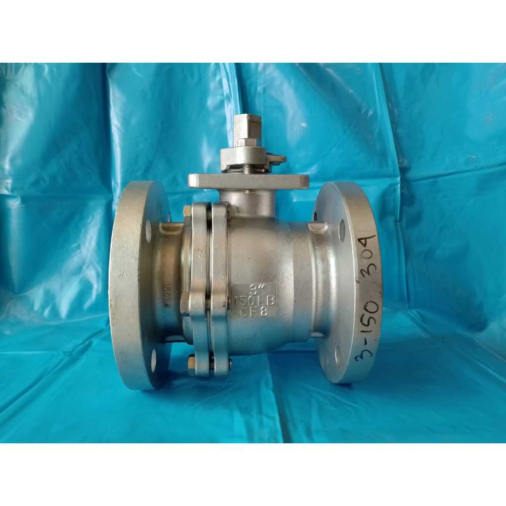 BALL VALVE STAINLES 304 3'' ANSI 150 FLANGE RF ''YUTA''