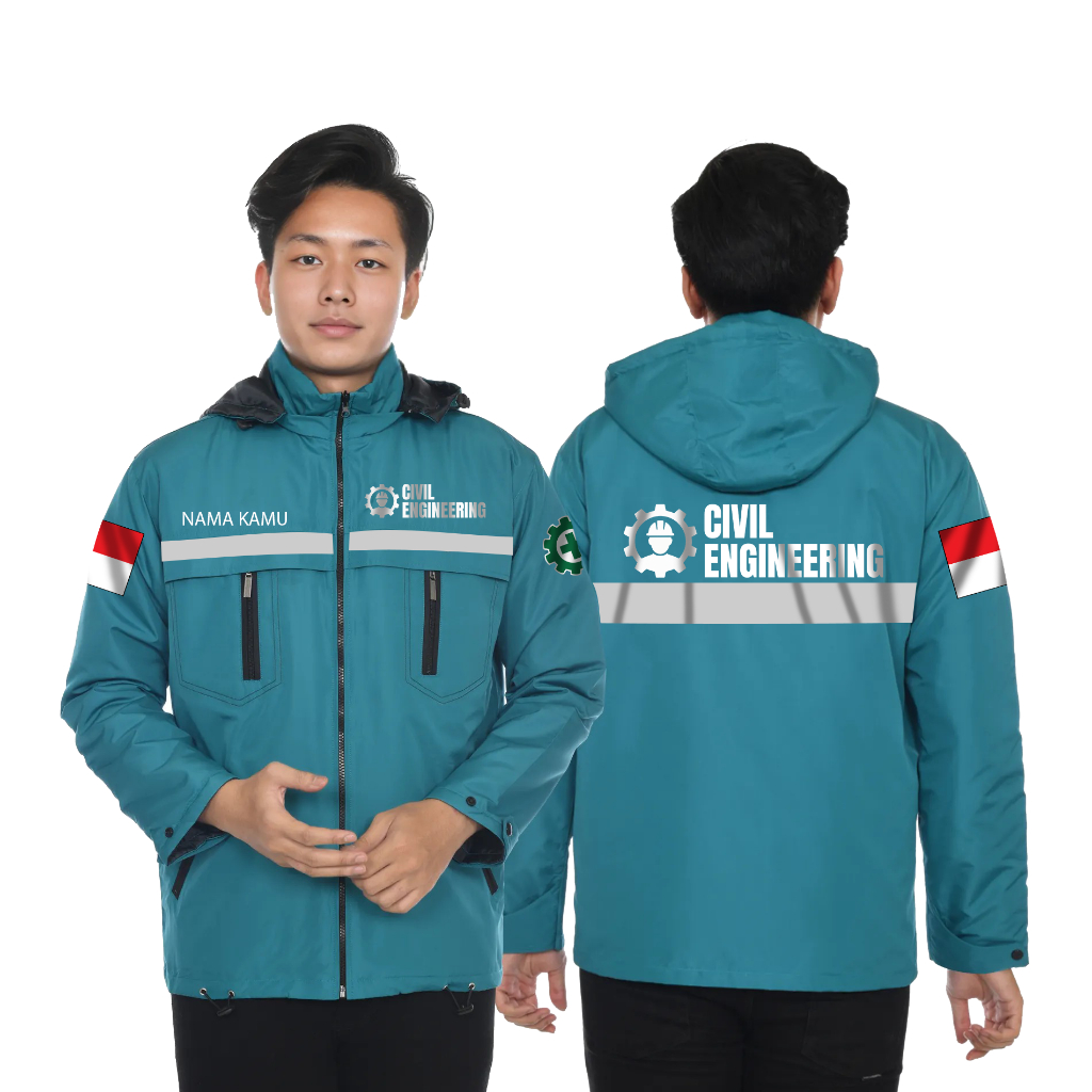 JAKET ENGINEERING CUSTOM | JAKET CLIMMONS CIVIL ENGINEERING | JAKET TEKNIK SIPIL SCOTTLIGHT REFLEKTI