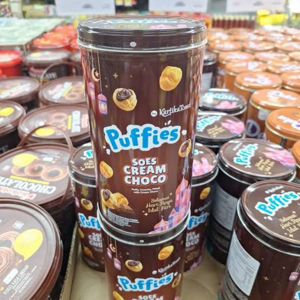 

Puffies Soes Choco Kaleng 150gr Coklat Manis