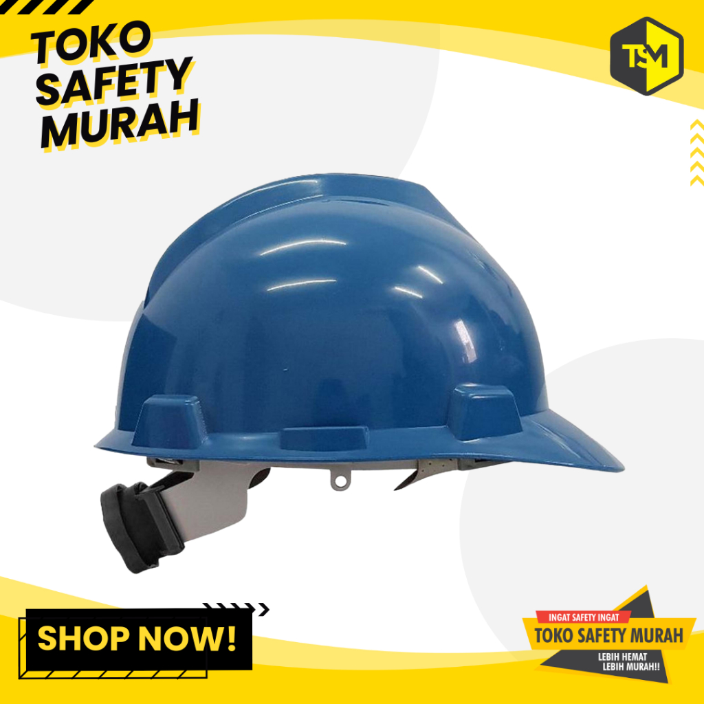 Helm Proyek A3 + Inner Fastrack + Tali Dagu Biru