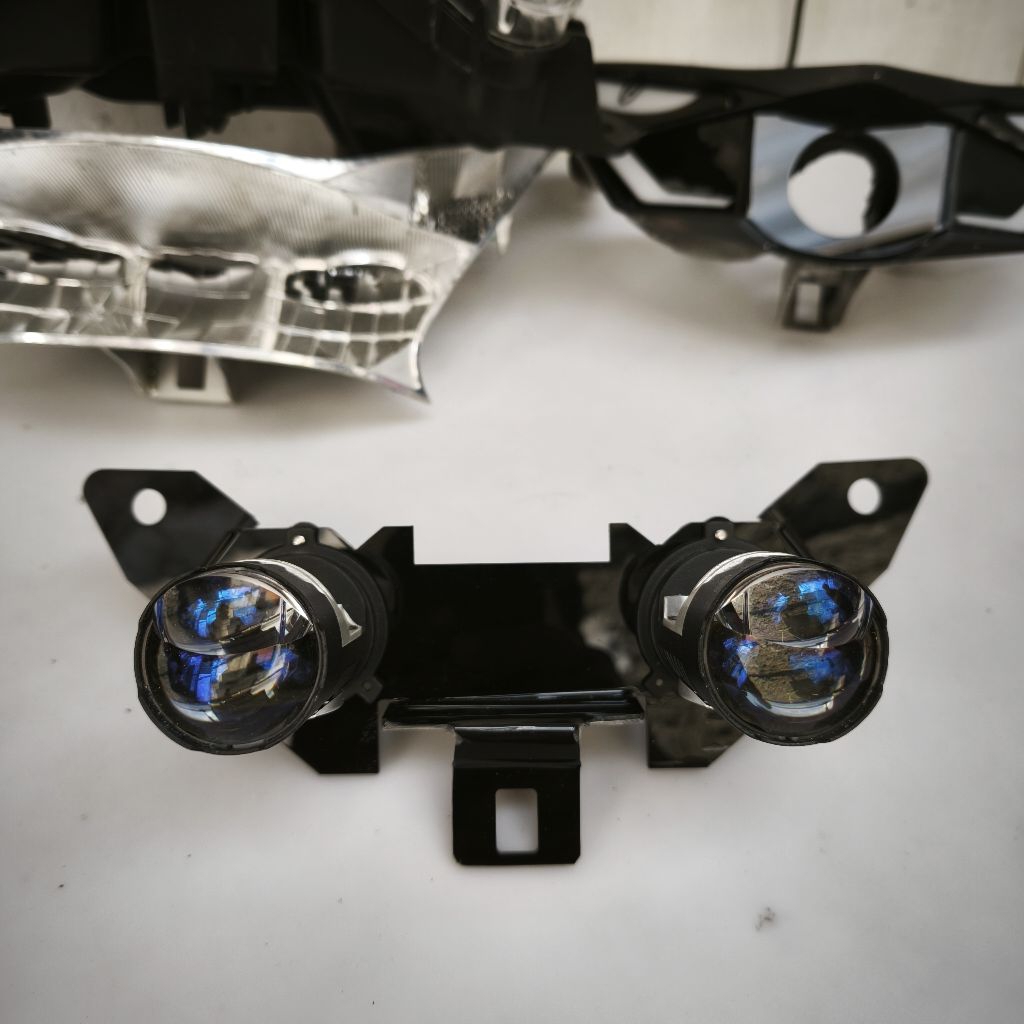 bracket breket biled h4 dua lampu beat deluxe gen 2