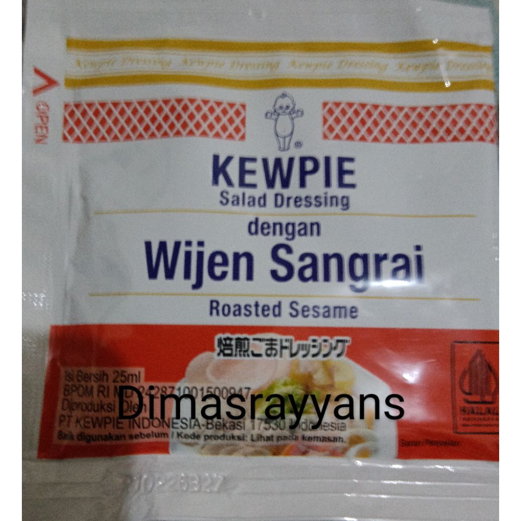 

KEWPIE SAUS SIRAM WIJEN SANGRAI