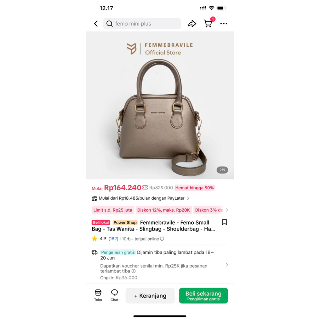 PRELOVE TAS FEMMEBRAVILE