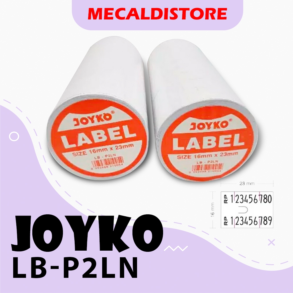 

Label Harga Joyko LB-P2LN 2 Baris /PRICE TAG LABEL JOYKO TERMURAH