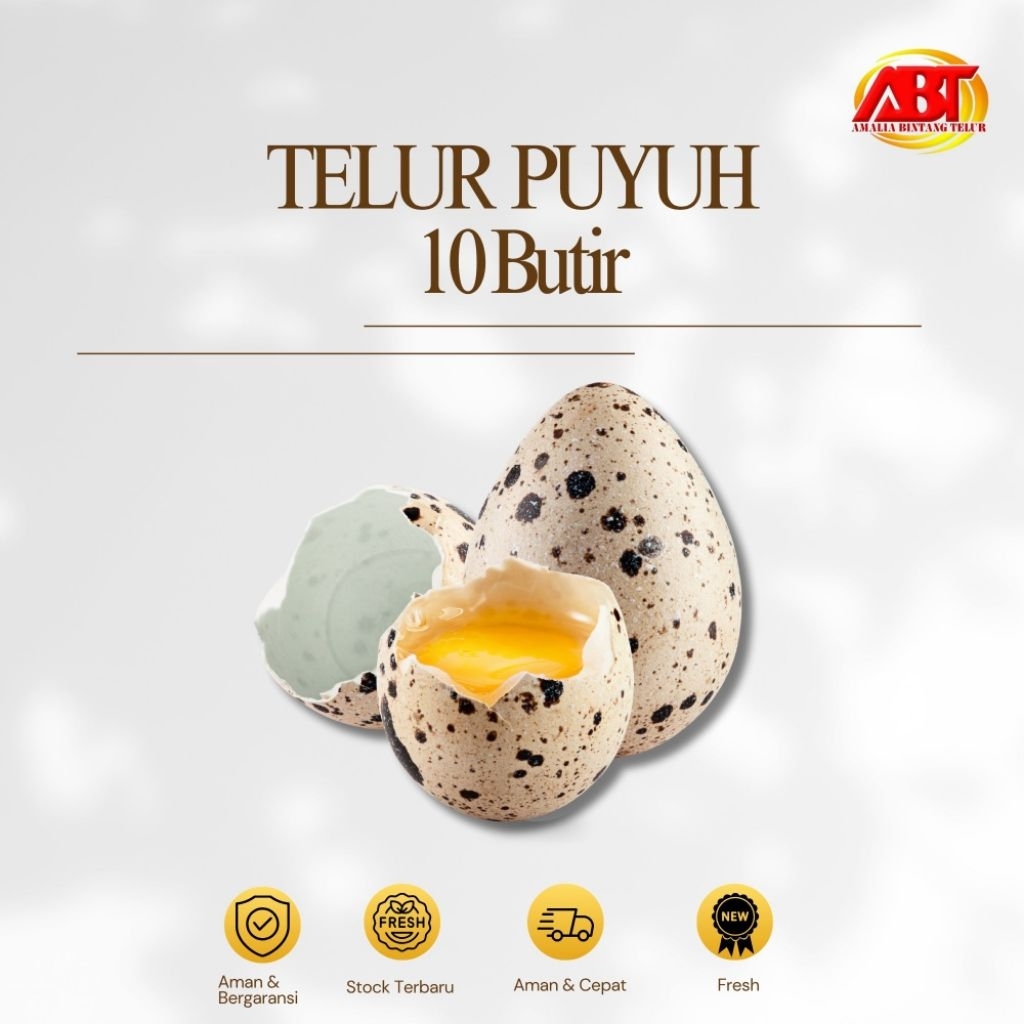 

ABT - Telur Puyuh isi 10 Butir Fresh Lezat dan Bergizi (FRESH-AMAN-BERGARANSI)