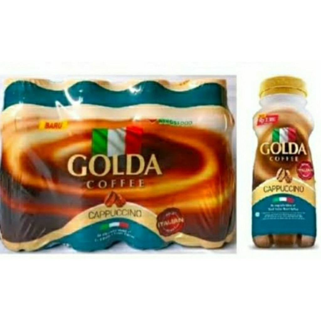 

Golda Coffe Cappucino,Dolcen 200ml 1pack isi 12