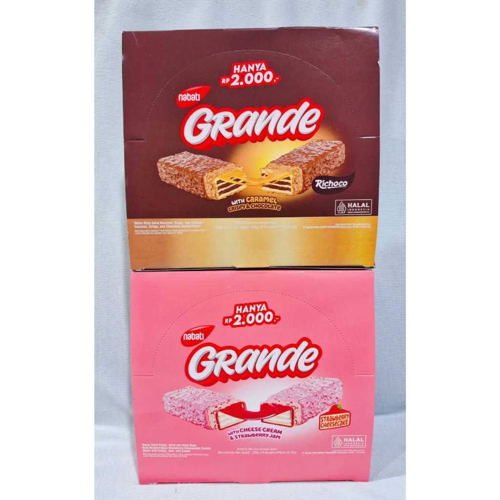 

Nabati Grande Richoco / Strawberry Cheesecake (1 Box isi 10 Pcs)
