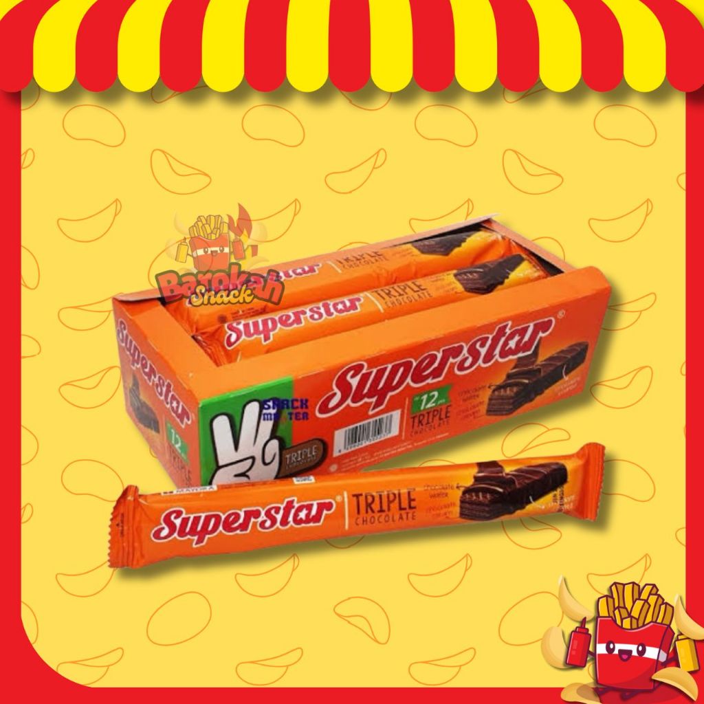 

SUPERSTAR / JAJAN VIRAL / SNACK HARI HARI / CHIKY / RENTENG / SNACK ANAK ANAK / COKLAT STICK