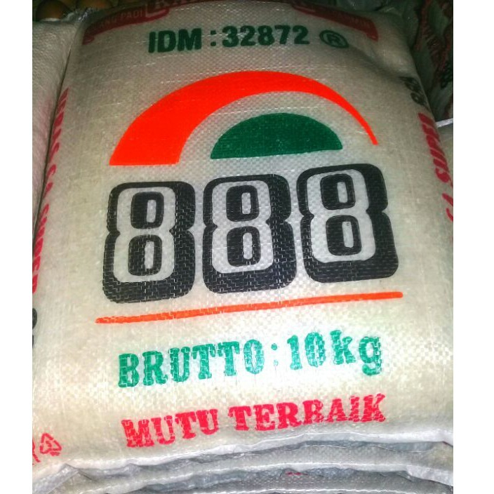 

BERAS 888 10 Kg 1 KARUNG / GONI