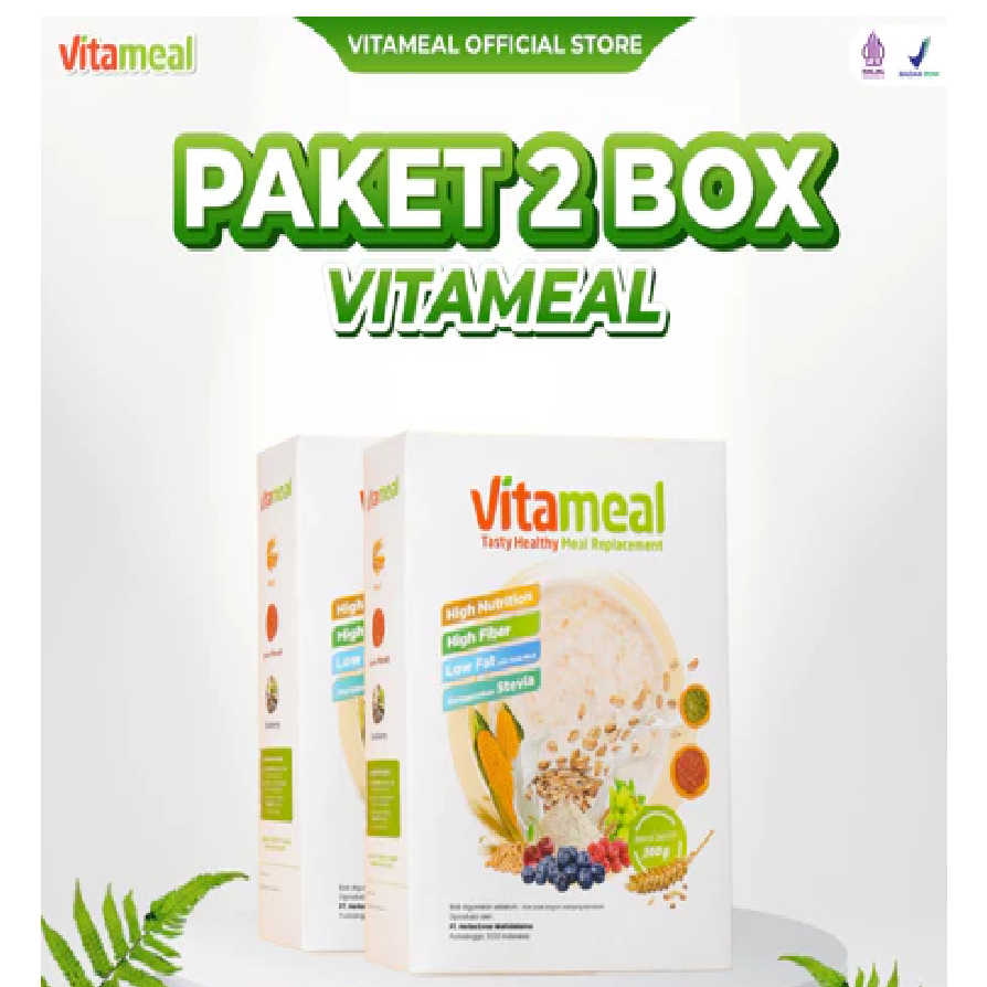 

PAKET 2 BOX VITAMEAL - Original Sereal Sehat Penurun Gula Darah Tanpa Efek Samping Mengatasi Diabetes Melitus Kencing Manis