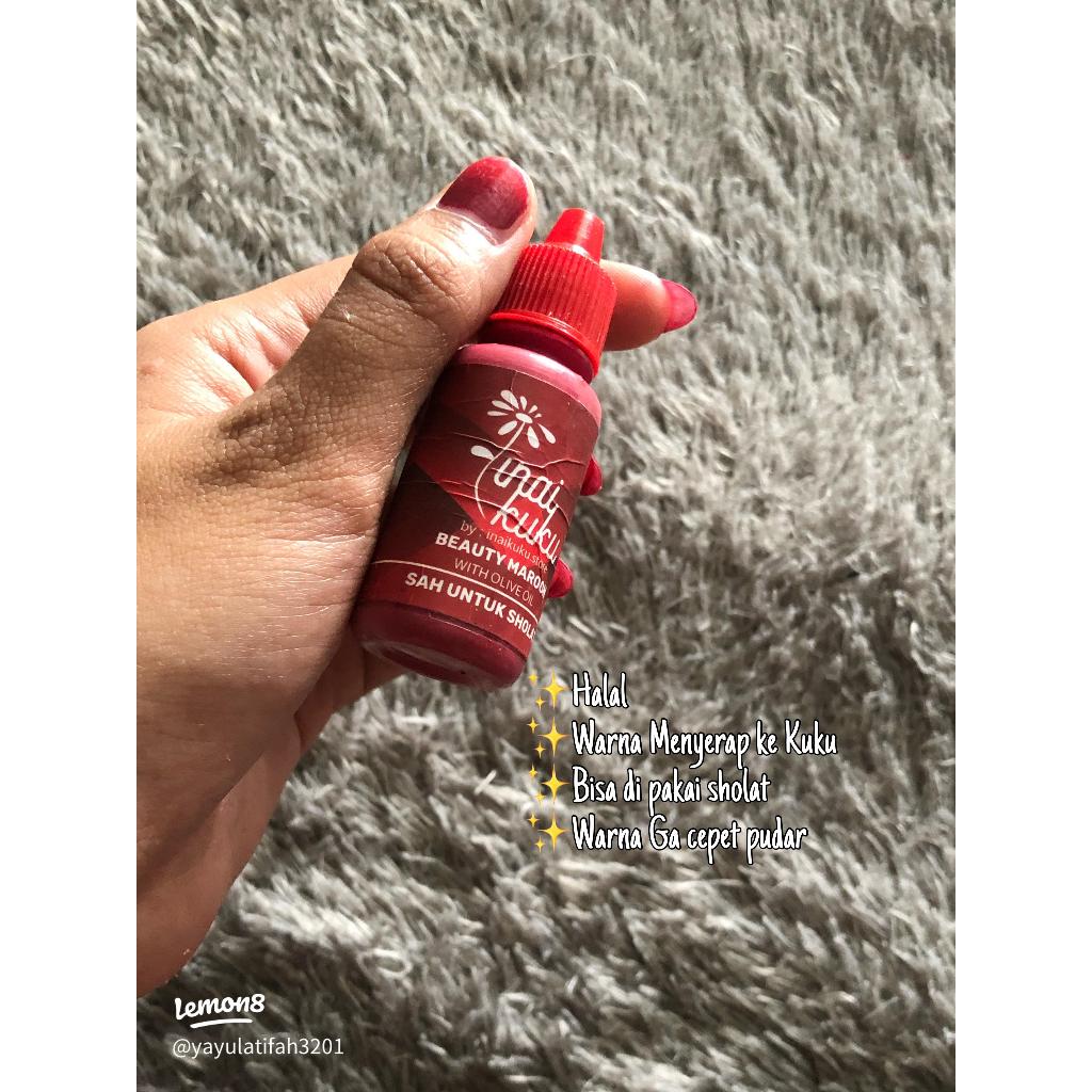 Inai Kuku / Pewarna Kuku Muslimah / Kutek Halal / kutek muslimah / inai pewarna kuku/ inai kuku maro