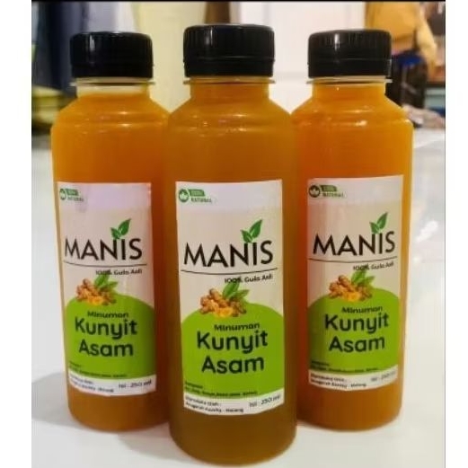 

kunyit asam 250ml homemade segar dan menyehatkan