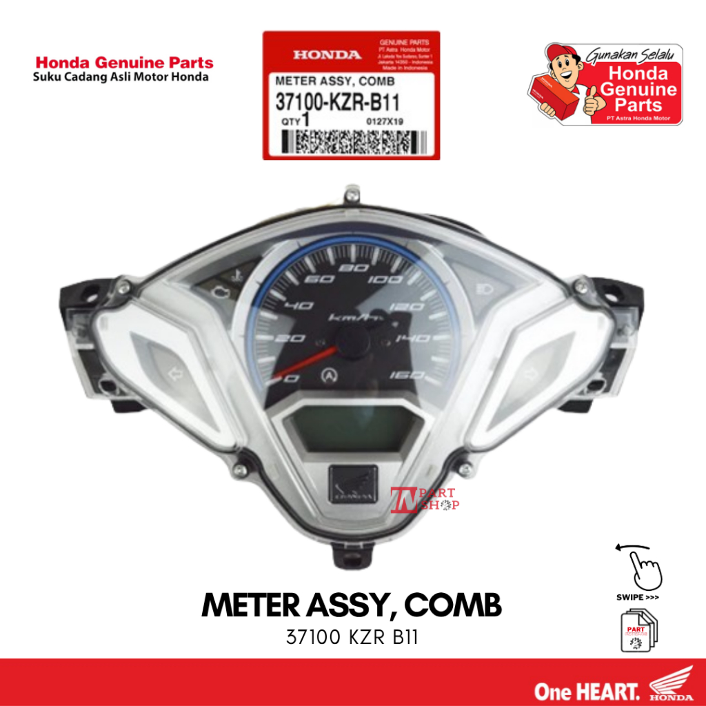 Speedometer (Meter Assy Combination) – Vario 125 CBS ISS / 37100-KZR-B11