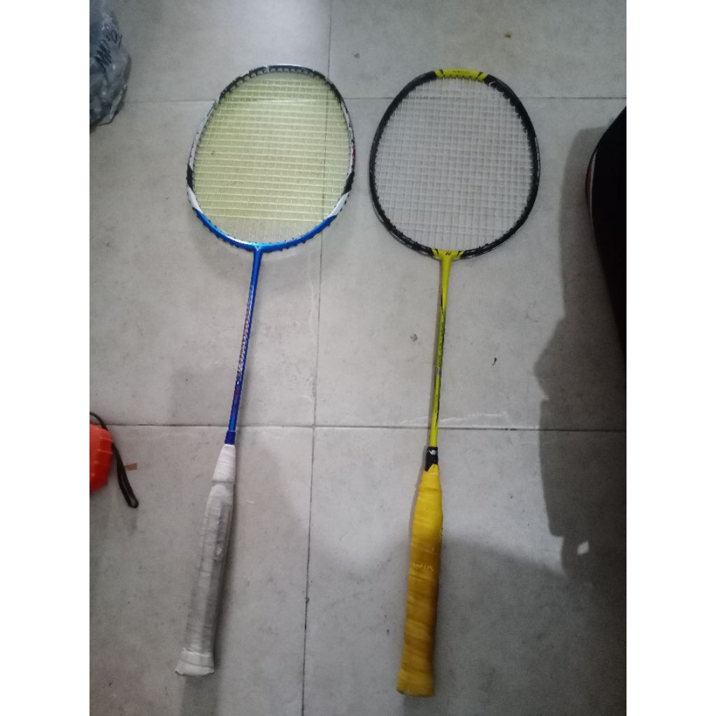 Raket Yonex + Raket Victor + Tas Linning (second)