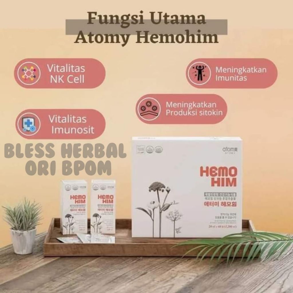 

HEMOHIM ORIGINAL KOREA 100% isi 30 sachet exp terbaruu 2026 feb