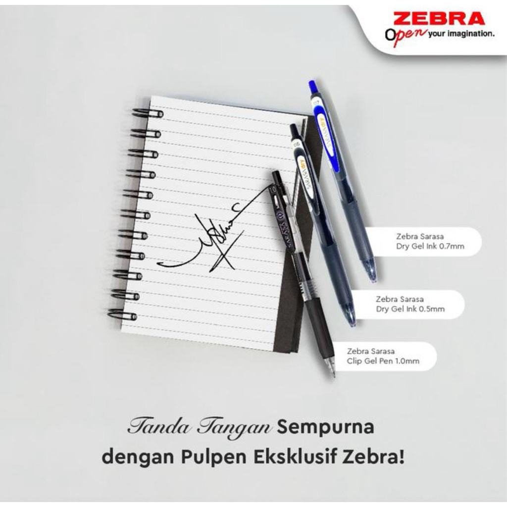 

ZEBRA SARASA CLIP Gel Pen 0.7 mm Pulpen