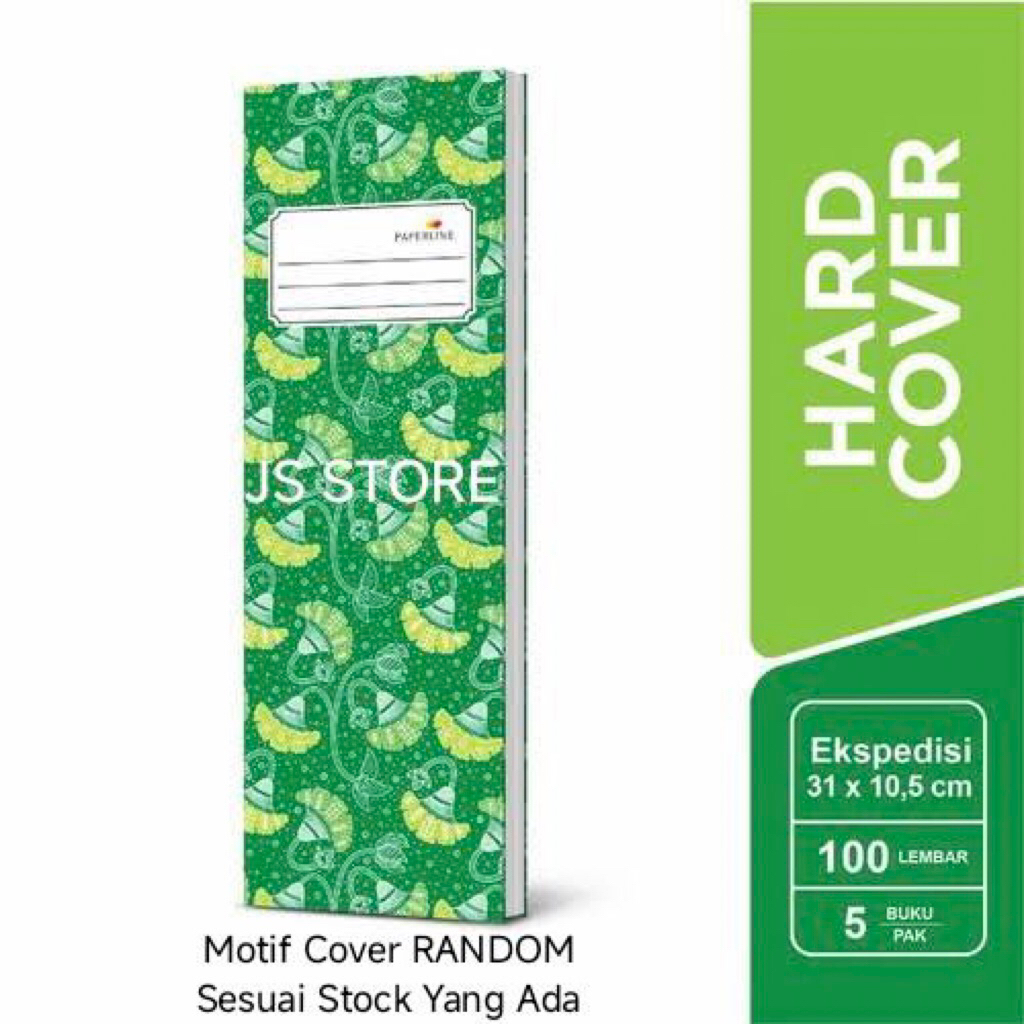 

Buku HardCover Ekspedisi Setengah 1/2 Folio Paperline 100 lembar / Buku Ekspedisi Paperline / Buku Hard Cover Paperline Setengah Folio