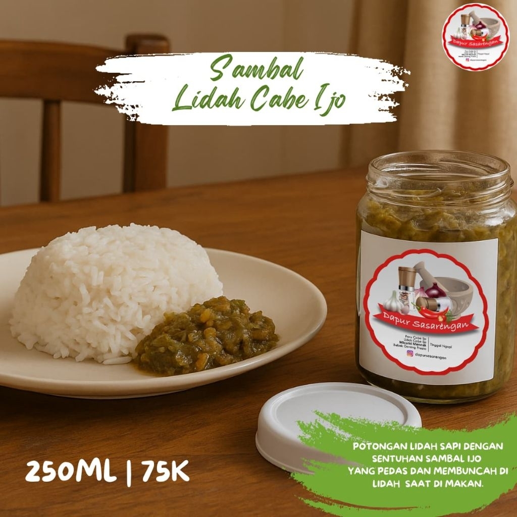 

SAMBAL LIDAH CABE IJO