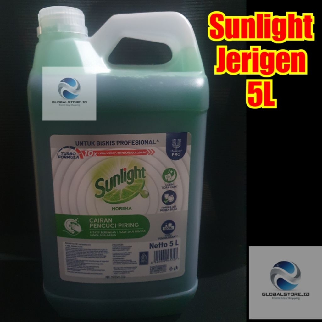 Sabun cuci piring sunlight 5 Liter