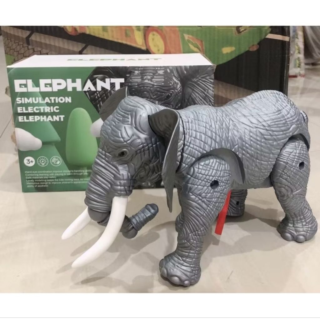 Mainan Gajah Suara Menyala Mainan Anak Gajah