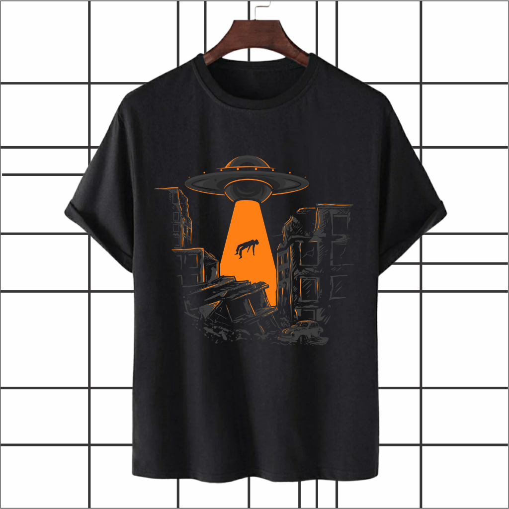 NBSC - Baju Kaos UFO / Kaos Distro 100% Katun Combed RJ 005