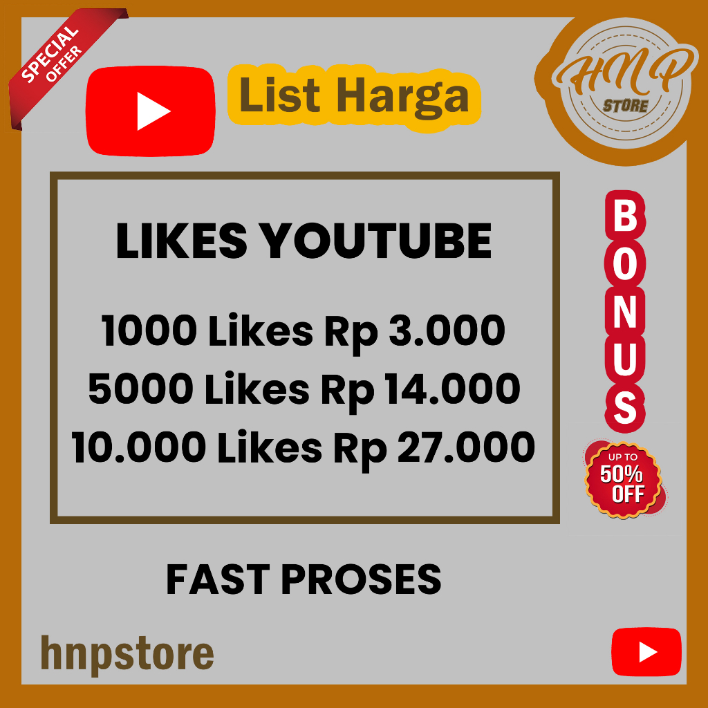 Likes YouTube Video | Jasa Likes YouTube Video | Bergaransi | Aman untuk Monetisasi