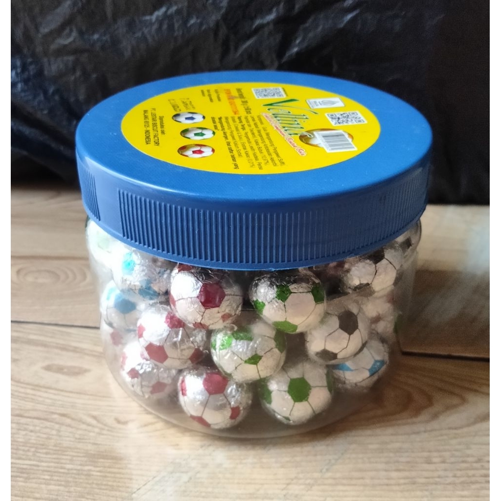 

permen coklat bola toples isi 60 pcs