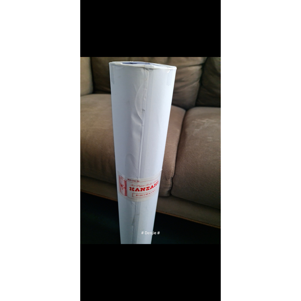 

INSTANT ONLY" KERTAS HVS ROLL PLOTTER 100 GSM A1 (24") 50 Meter