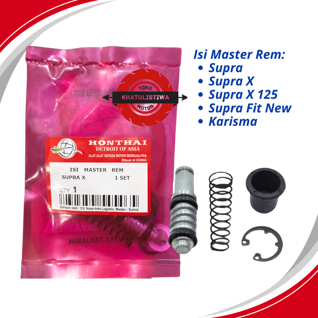 MASTER REM KIT ISI MASTER REM SUPRA SUPRA X SUPRA FIT NEW KARISMA SEAL MASTER REM SIL MASTER REM SUP