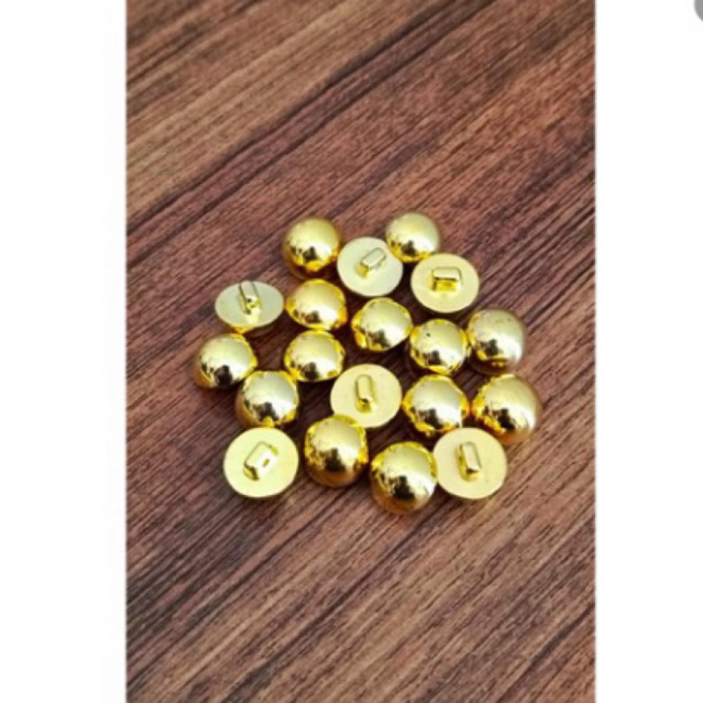 Kancing Jamur 14mm Warna Gold