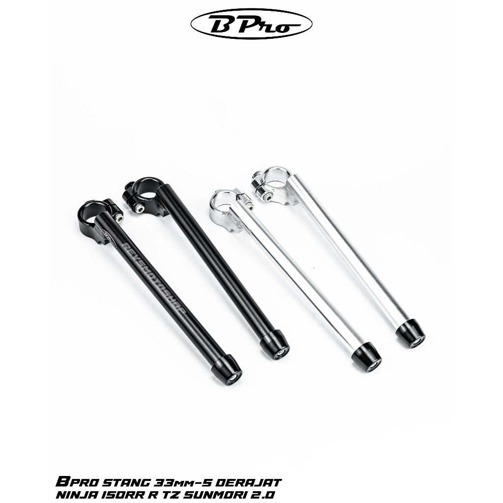 BPRO STANG 33mm SUNMORI KAWASAKI NINJA 150 RR R TZ SUNMORI 2.0 BLACK - 5 DERAJAT