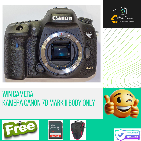Kamera Canon 7D Mark II Body Only / Camera Canon / Kamera DSLR / Camera DSLR