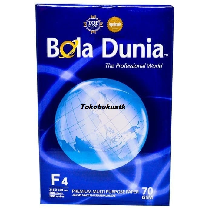 

Kertas Bola Dunia F4 70 Gram