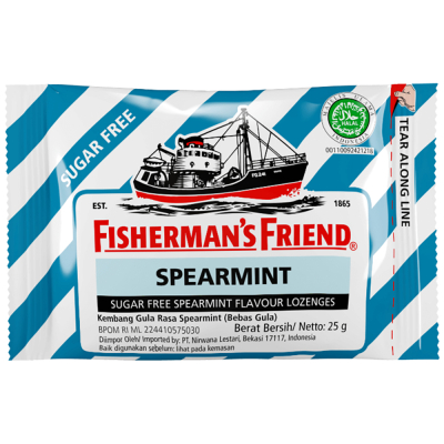 

Fisherman's Friend Permen Bebas Gula Spearmint 25 g