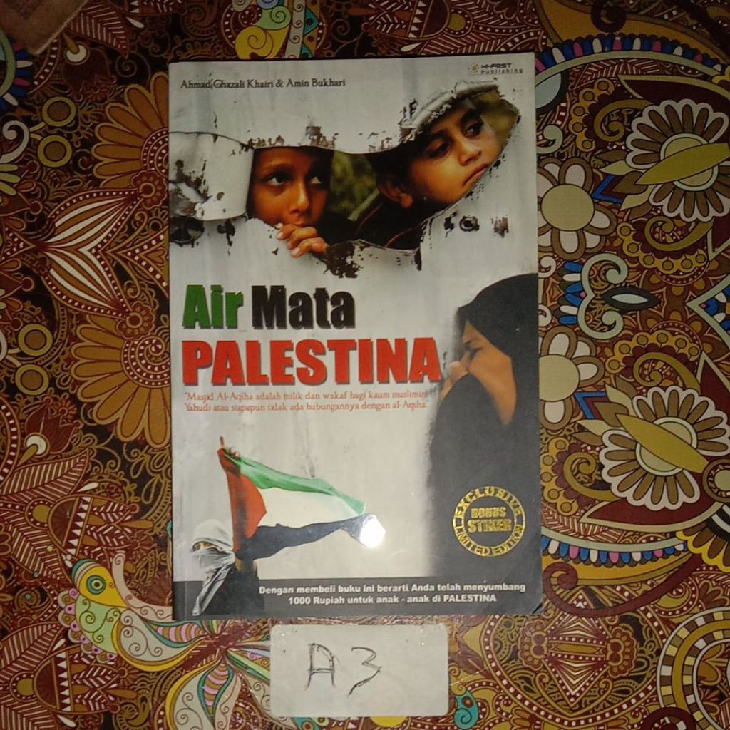 BUKU AIR MATA PALESTINA,AHMAD GHAZALI KHAIRI & AMIN BUKHARI