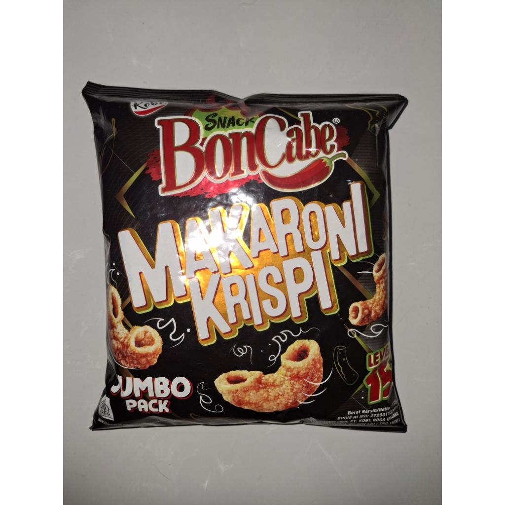 

Boncabe Makaroni Krispi Jumbo Pack Level 15 (135g)