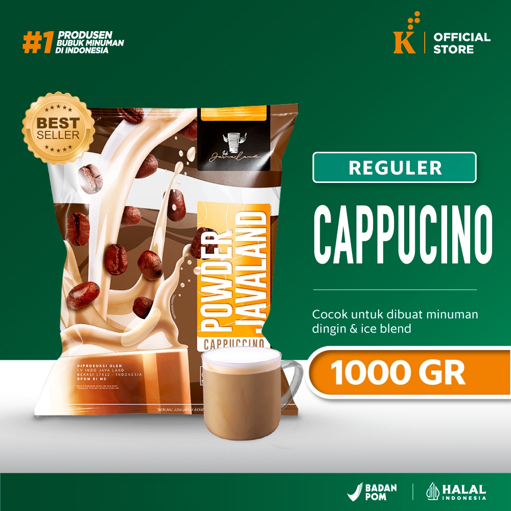 

Bubuk Minuman Powder Cappucino Javaland 1 kg