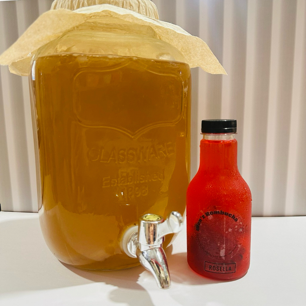 

Kombucha Rosella 250ML By Wens Kombucha