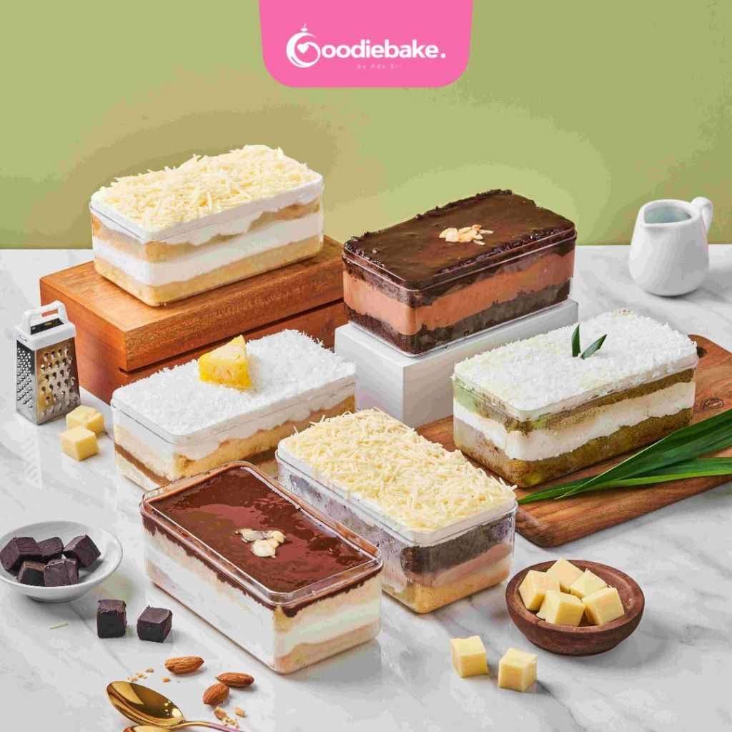 

[Goodiebake Gluten Free] KueTumpukDua Dessert Box 300g