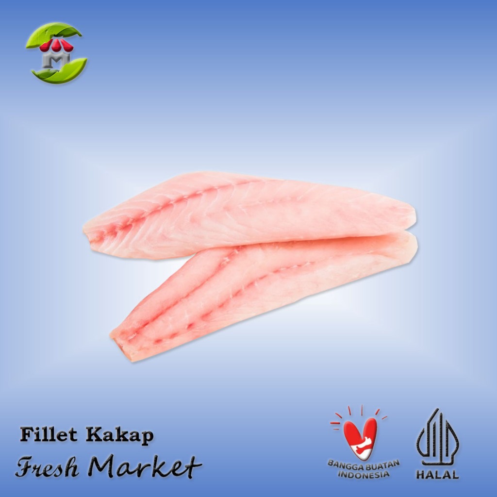 

[BOGOR] Fillet Kakap Putih Tanpa Kulit Pack 450gr - 500gr