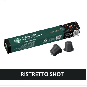 

Nespresso Starbucks Ristretto Shot Coffee Capsules