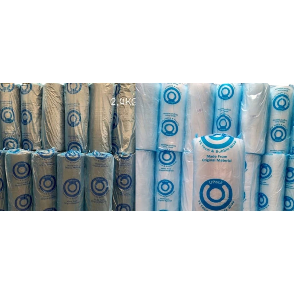 

Bubble Wrap Upack 2.4kg Bening 50 Meter X 125 Cm