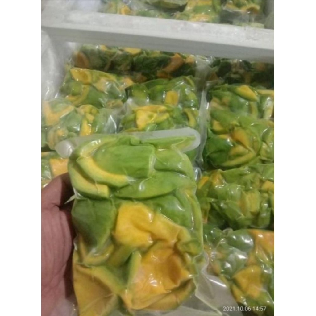 

Alpukat Mentega Grade A Tidak Pahit || Daging Alpukat || Alpukat Potong || Alpukat frozen (Vakum) Netto 500 Gram