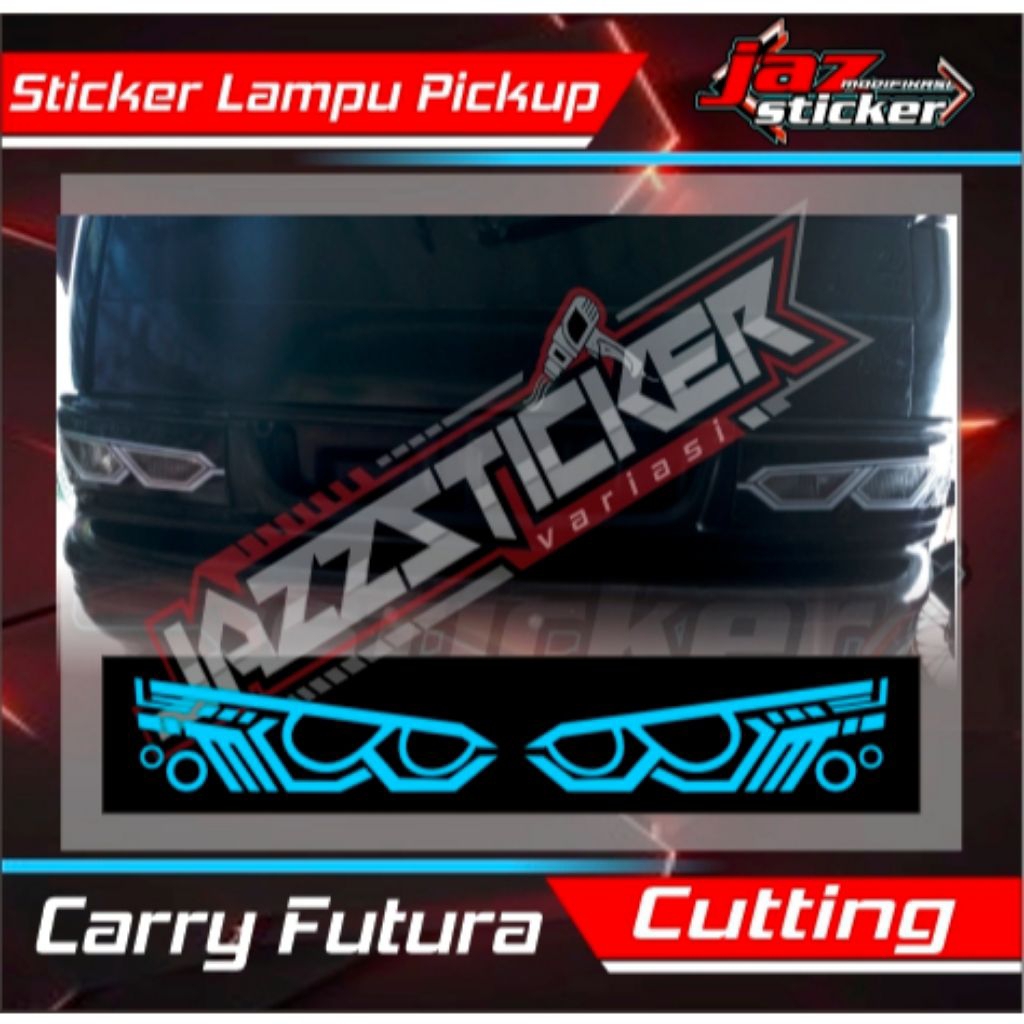 MURAH [ PROMO ] STICKER LIS LAMPU DEPAN MOBIL [ CARRY/FUTURA ]