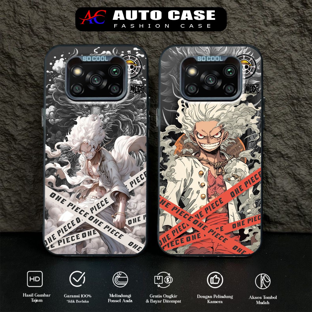 Premium Matte POCO X3 X3 NFC X3 PRO Motif LUFY Hard Casing Hp Auto Case Case Socool IMD Softcase Hp