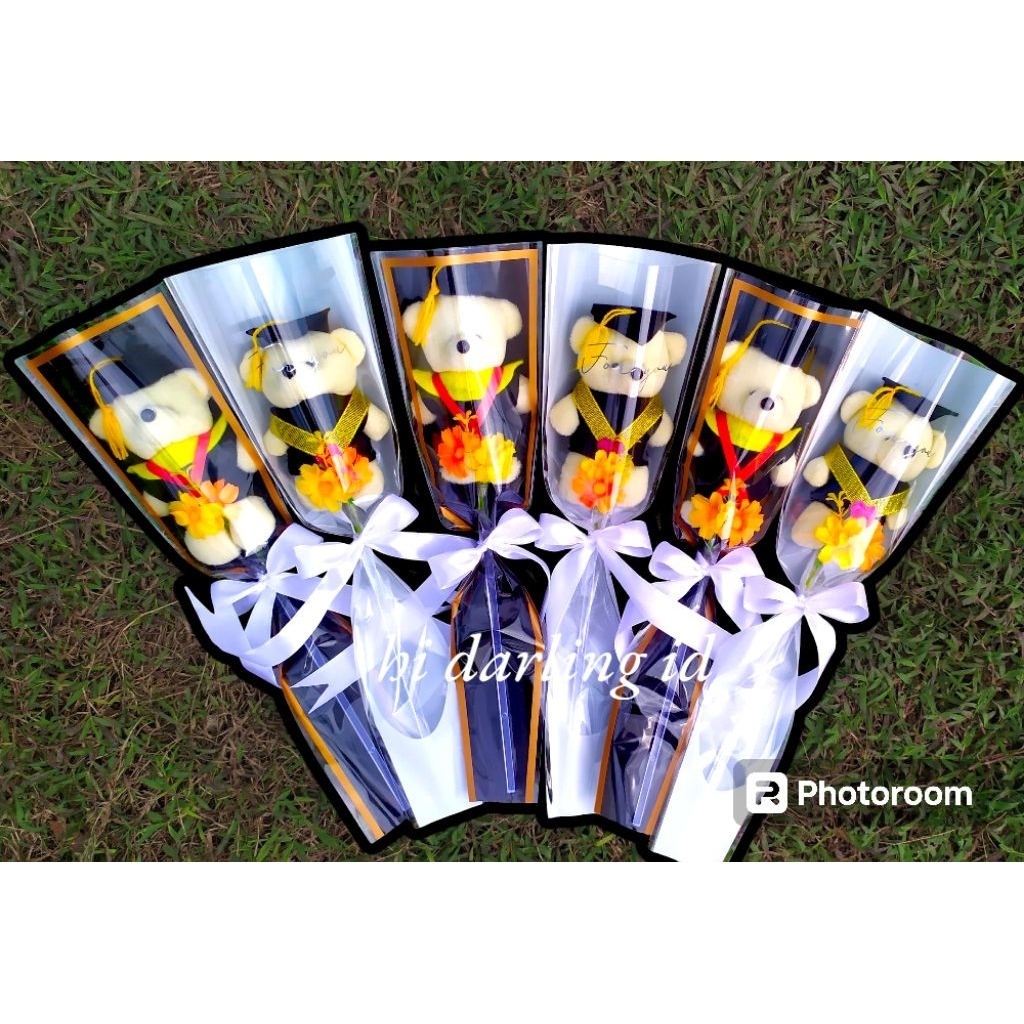 Buket Boneka Gift Graduation Perpisahan Wisuda TK Paud SD SMP SMA